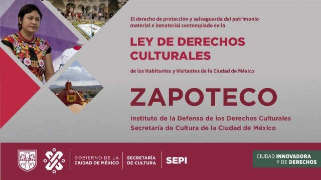 LEY DE DERECHOS CULTURALES DE LA CIUDAD DE MÉXICO ZAPOTECO