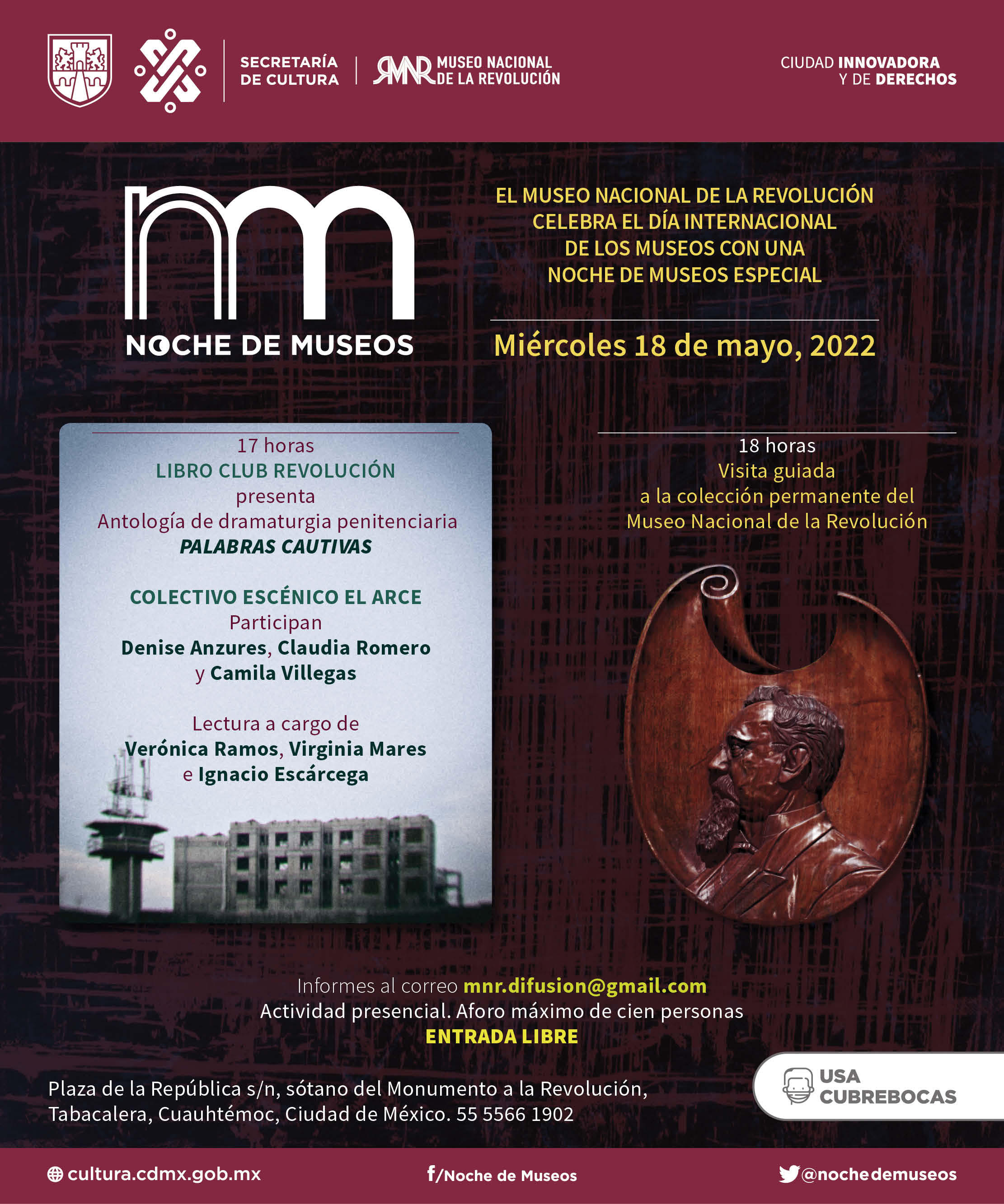 LA NOCHE DE MUSEOS CELEBRA CON EDICIÓN ESPECIAL EL DÍA INTERNACIONAL DE LOS MUSEOS LA NOCHE DE MUSEOS CELEBRA CON EDICIÓN ESPECIAL EL DÍA INTERNACIONAL DE LOS MUSEOS