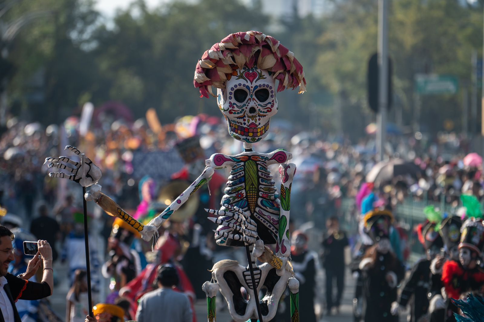 GRAN DESFILE DE DÍA DE MUERTOS CIUDAD DE MÉXICO 2023 REÚNE A UN MILLÓN 250 MIL PERSONAS
