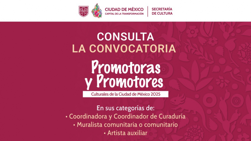 Convocatoria Promotoras y Promotores Culturales
