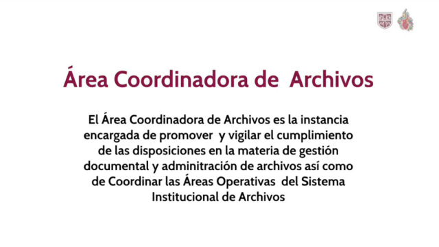 Área Coordinadora de Archivos